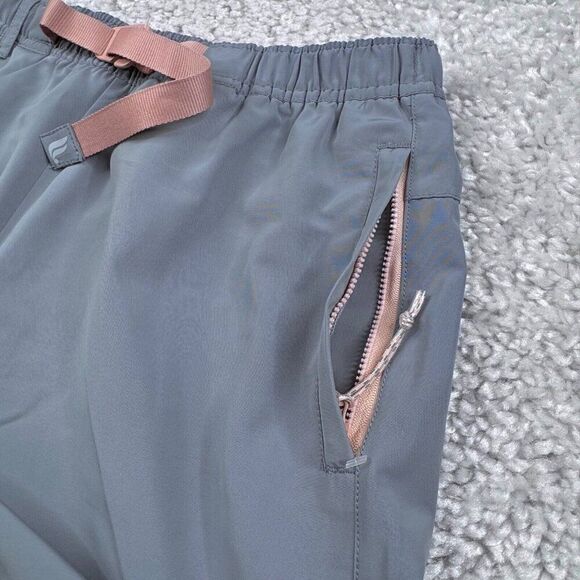 Fabletics Woven Hike Pant Gray Large Short NEW - Picture 6 of 11